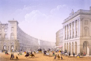 Das Quadrant und die Regent Street, London
